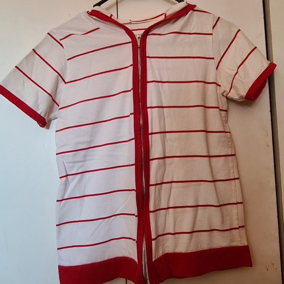 Other - Striped red and white hoodie